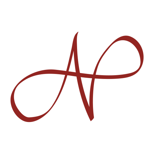 Filztex Logo rot 500 px Handmaß aus Edelstahl