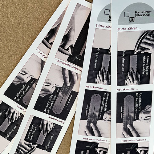 Handmaß Flyer Made in Germany Handmaß aus Edelstahl Flyer